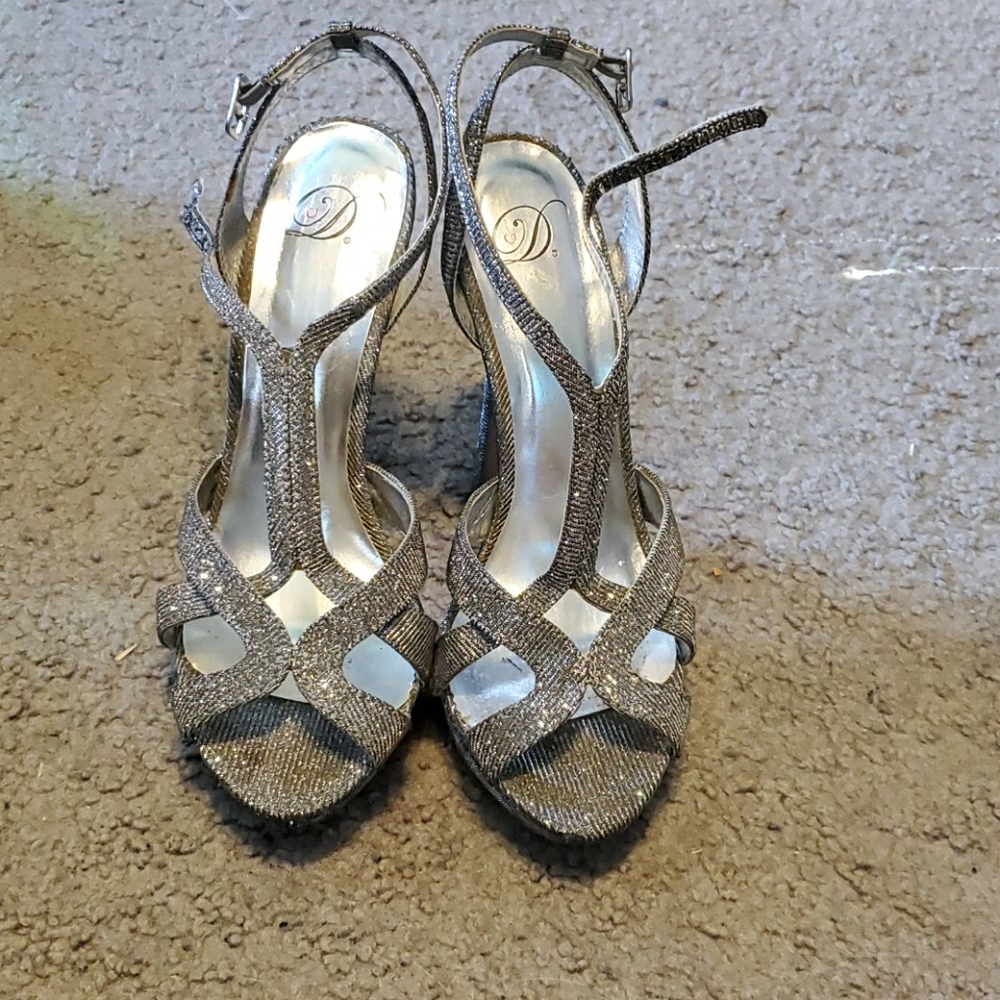 Silver heels